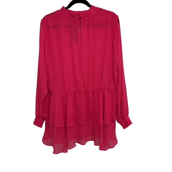 Torrid Babydoll Top | Curvy Fit | Spring Pink | Torrid 3X NWT - Picture 3 of 10